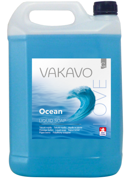 Vakavo  Ocean tekuté mýdlo modré    5 litrů