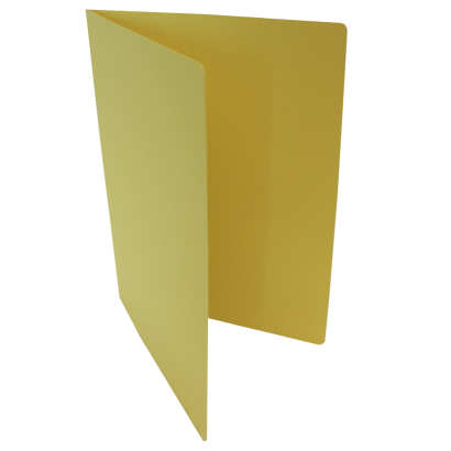 Mapa papírová  bez klop A4  žlutá 100 ks