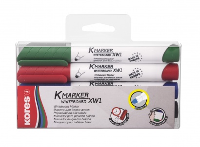 Popisovač K-Marker 3 mm sada 4 barev