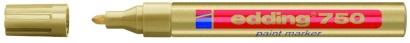 Lakový popisovač Edding 750, 2- 4 mm, zlatý
