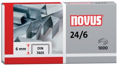 Novus - sponky 24/6 1000 ks