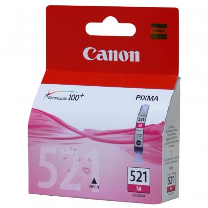 Cartridge Canon CLI-521M  červená             505 stránek
