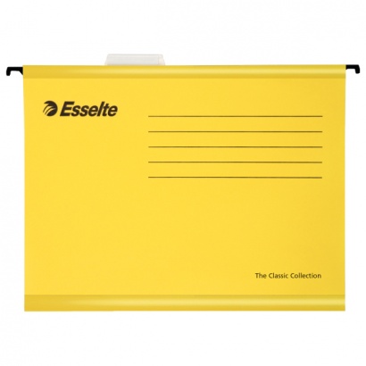 Závěsné desky Esselte Classic Collection žluté