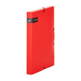 Neprůhledná A4, 3 cm červená