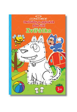 Omalovánky se spojováním podle čísel Zvířátka A4