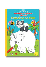Omalovánky se spojováním Zvířátka ze ZOO A4