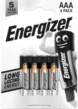 Energizer mikrotužkové baterie AAA/LR03 4 ks