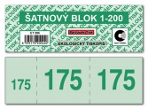 Šatnový blok 1-200 čísel
