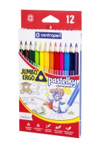 Pastelky trojhranné Jumbo12 barev