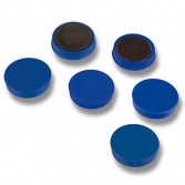 Magnety kulaté 30 mm modré  10 ks