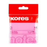 Bločky 75x75mm neonově růžové