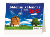 14denní kalendář s citáty