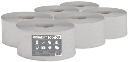 Toaletní papír recyklovaný JUMBO 1-vrstvý  19 cm  6 rolí