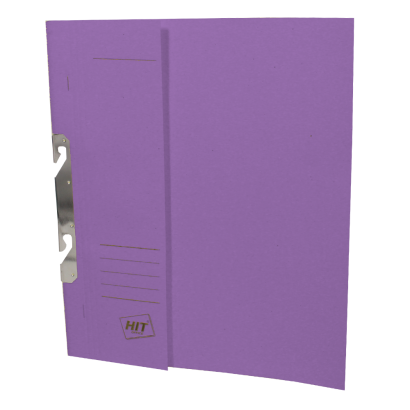 Rychlovazač kartónový závěsný A4 půlený fialový 50 ks