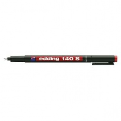 Popisovač OHP Edding 140 S, 0,3 mm, červený