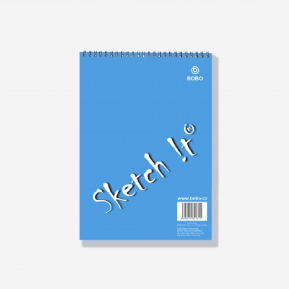 Spirálový blok Sketch It horní vazba A4 čistý 40 listů