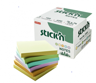 Samolepící kostky FSC 76 x 76 mm mix pastelových barev 6x100 lístků Samolepící kostky FSC 76 x 76 mm mix pastelových barev 6x100 lístků