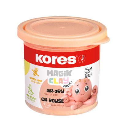Magik Clay Pastel modelovací hmota lososová 40 g Magik Clay Pastel modelovací hmota lososová 40 g