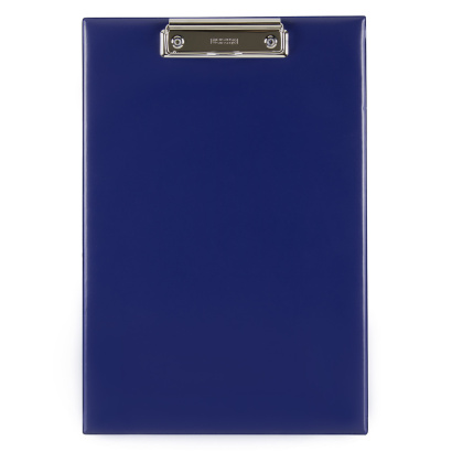 Psací podložka s klipem A4 modrá