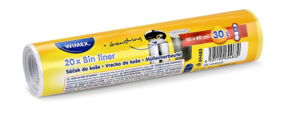 Zatahovací sáčky na odpad 30 litrů, 20 ks