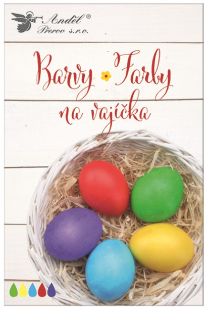 Barvy na vajíčka tablety, 5 ks v balení Barvy na vajíčka tablety, 5 ks v balení