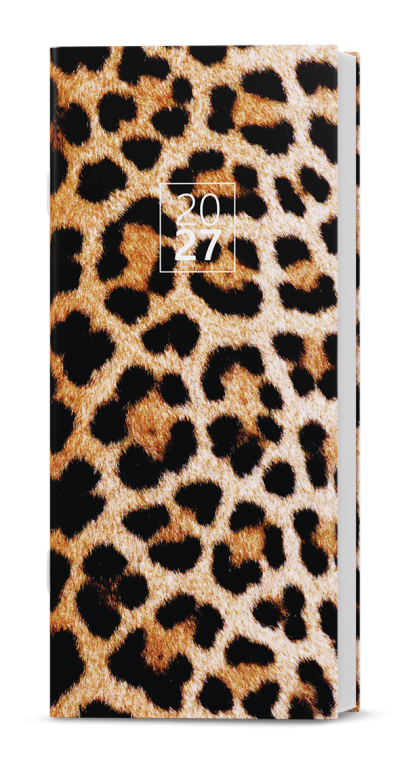 Božka měsíční diář lamino Leopard