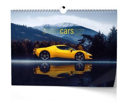 Nástěnný kalendář A3 - Dream Cars