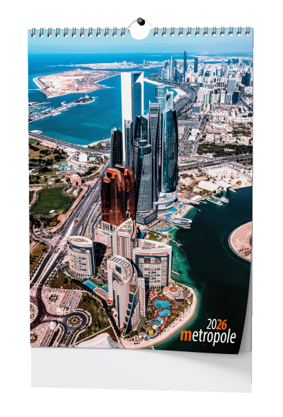 Nástěnný kalendář A3 - Metropole
