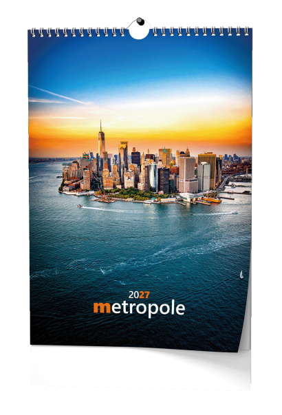 Nástěnný kalendář A3 - Metropole