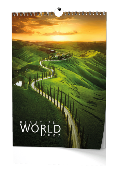 Nástěnný kalendář A3 - Beautiful World Nástěnný kalendář A3 - Beautiful World