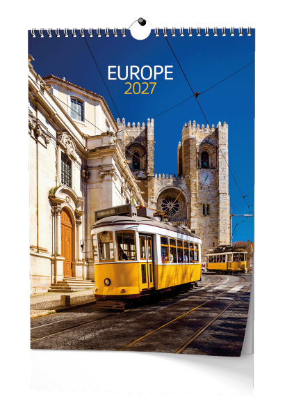 Nástěnný kalendář A3 - Europe