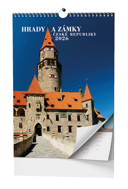 Nástěnný kalendář A3 - Hrady a zámky České republiky