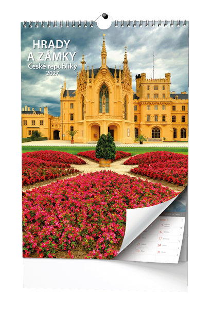 Nástěnný kalendář A3 - Hrady a zámky České republiky Nástěnný kalendář A3 - Hrady a zámky České republiky