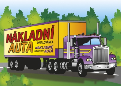 Omalovánky A5 Nákladní auta