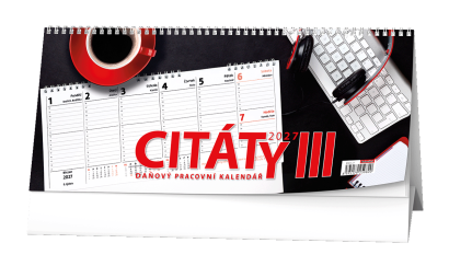 Stolní kalendář - Citáty III.