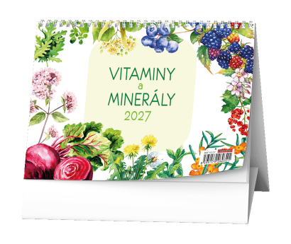 Stolní kalendář vitamíny a minerály Stolní kalendář vitamíny a minerály