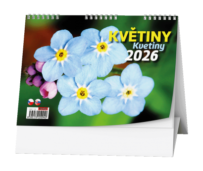 Stolní kalendář - Květiny
