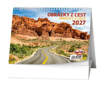 Stolní kalendář - Obrázky z cest Stolní kalendář - Obrázky z cest