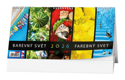 Stolní kalendář - Barevný svět