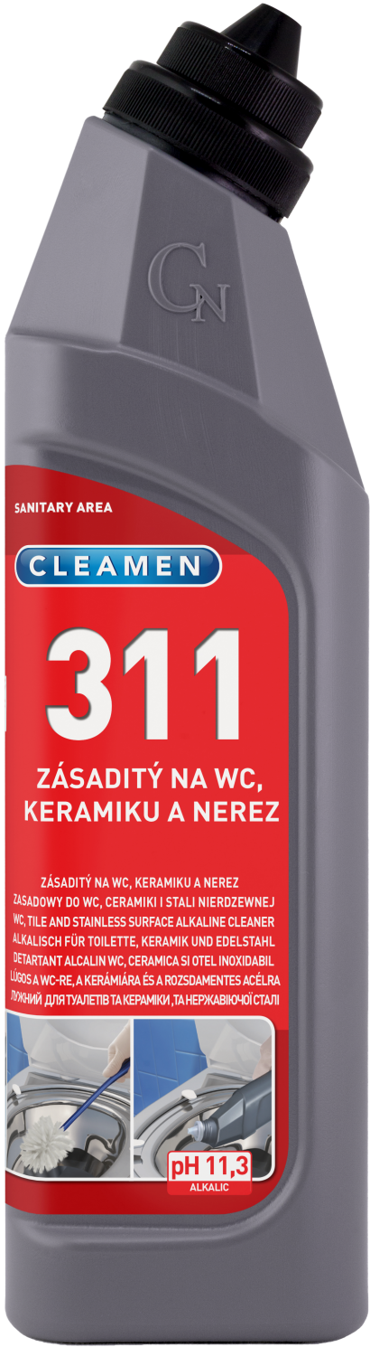 Cleamen 311  zásaditý čistič WC      750 ml