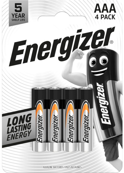 Energizer mikrotužkové baterie AAA/LR03 4 ks Energizer mikrotužkové baterie AAA/LR03 4 ks
