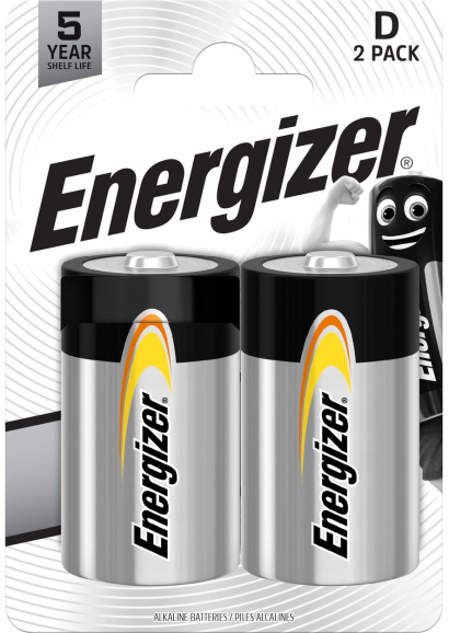 Energizer monočlánky velké D/LR20 2 ks