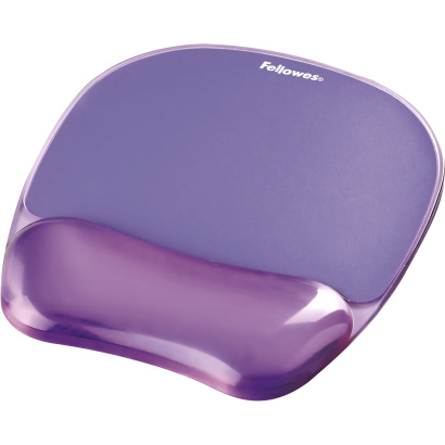 Podložka pod myš Fellowes Crystal fialová Podložka pod myš Fellowes Crystal fialová