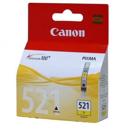 Cartridge Canon CLI-521Y žlutá      505 stránek