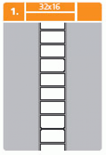 Termotransfer etikety 32 x 16 mm,5000 etiket na 1 kotouči