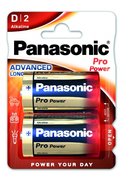 Panasonic ProPower  monočlánky velké D/R20 2 ks