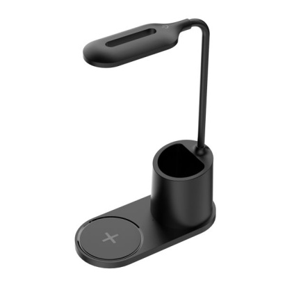 Platinet LED lampa 3W stmívatelná, bezdrátové nabíjení, černá Platinet LED lampa 3W stmívatelná, bezdrátové nabíjení, černá