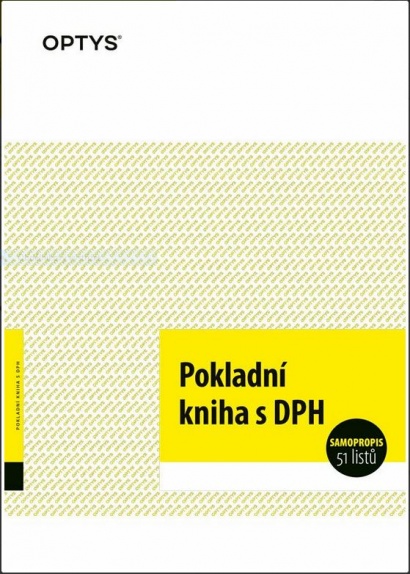 Pokladní kniha A4 samopropis s DPH 51 listů