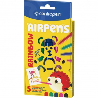 Foukací fixy na papír RAINBOW