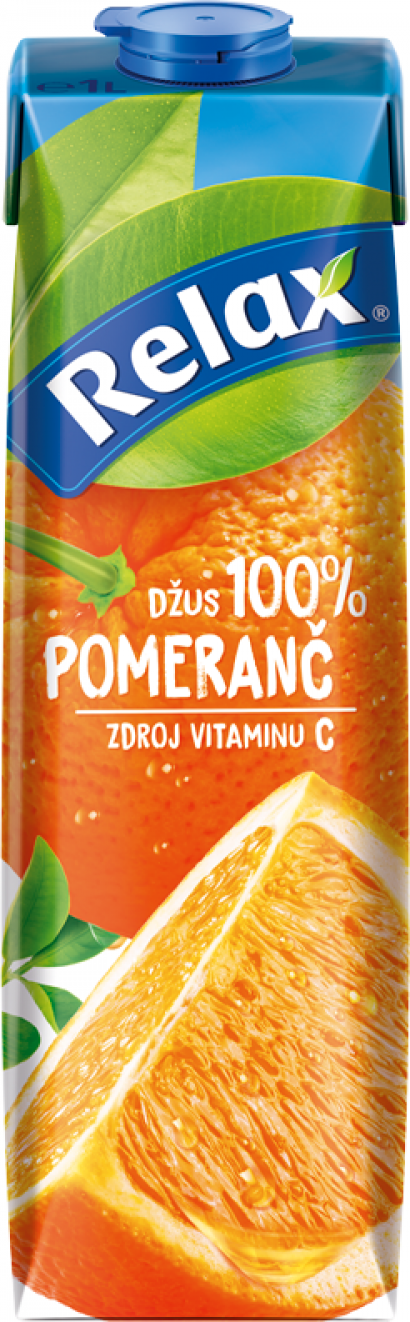 Relax 100% Pomeranč  1 litr
